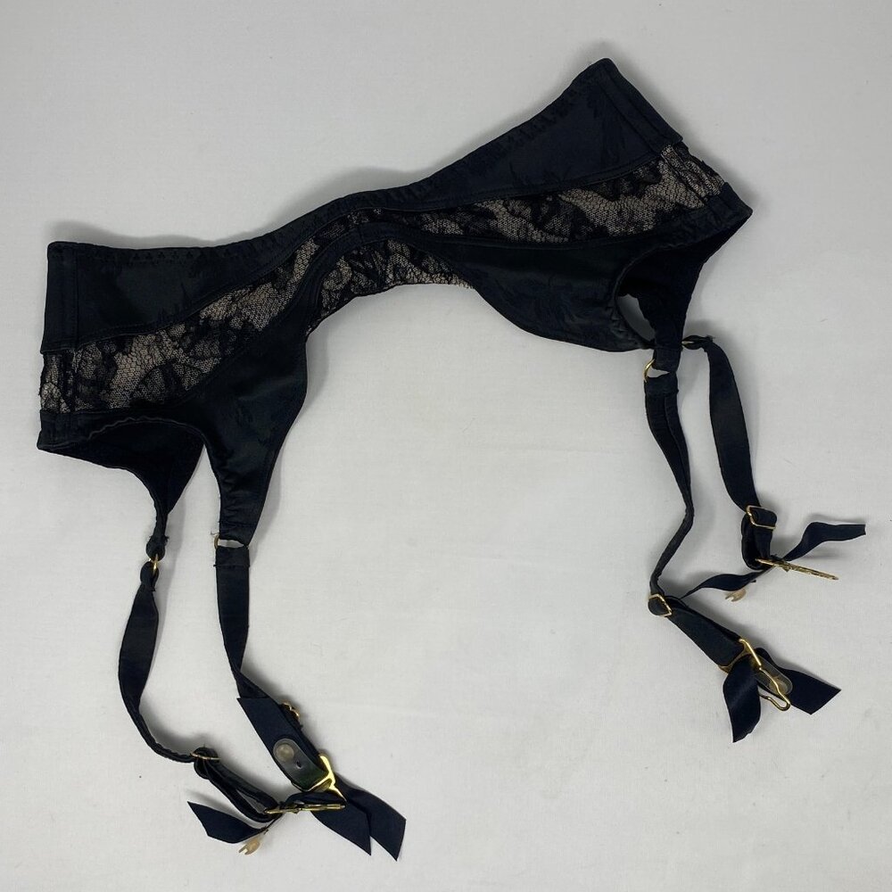 Agent Provocateur Harriette Soiree Black Suspender AP2 Small